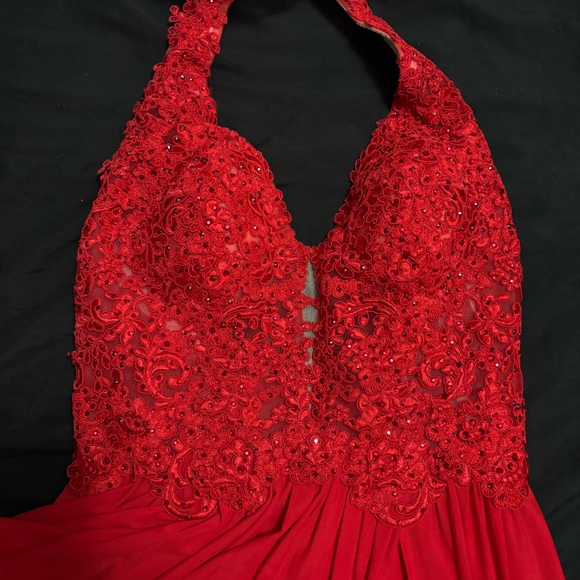 Sherri Hill Dresses & Skirts - Sherri Hill Red Lace Prom Dress